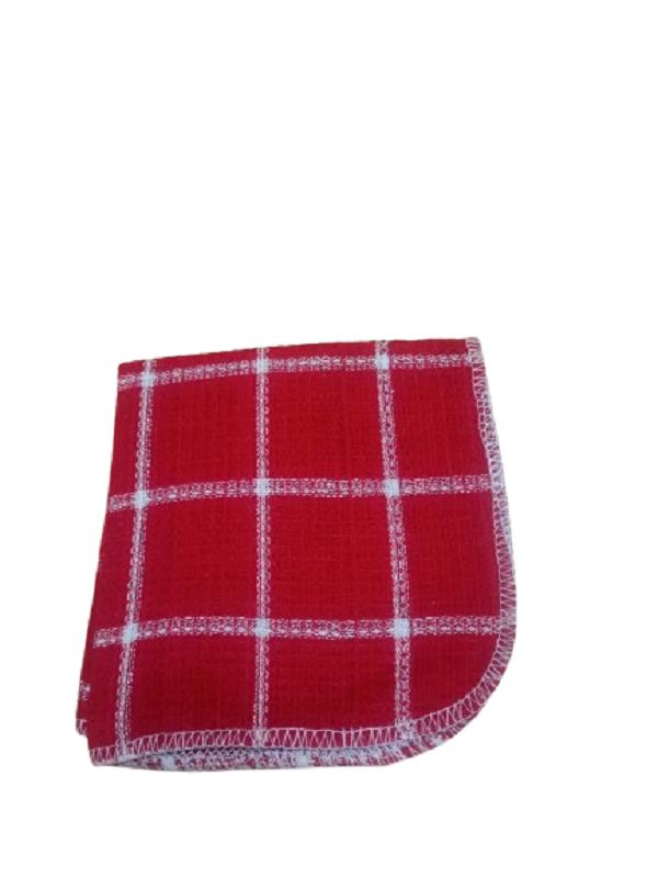 12x12 Stylish Cotton Dish Towels - Set of 6 Pcs in Vibrant Colours
