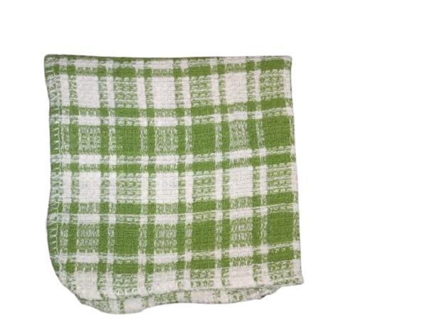 12x12 Colourful Cotton Dish Towels Set - 7 Pcs Plain Design