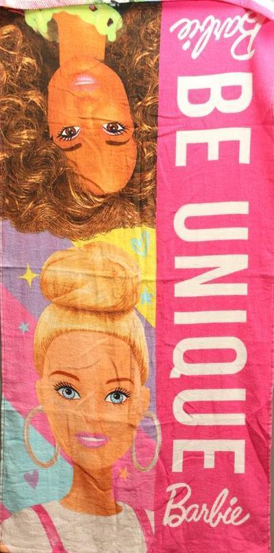 1 Pc Terry Cotton Printed Bath Towel 1 Barbie's terry cotton printed  kids bath towel