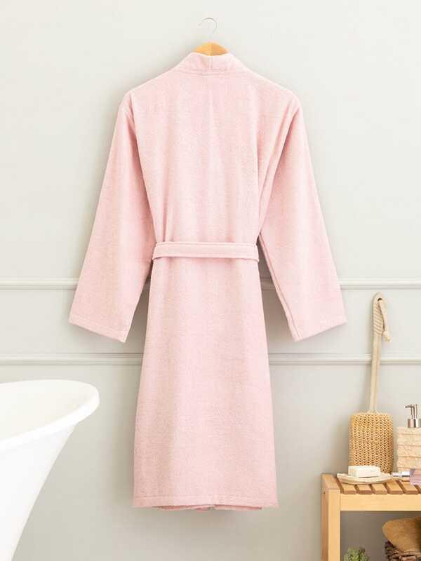 1 Pc Jersey Kimono Style Robe Fabric: Single Jersey (85% cotton , 15% polyester)