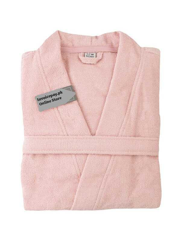 1 Pc Jersey Kimono Style Robe Fabric: Single Jersey (85% cotton , 15% polyester)